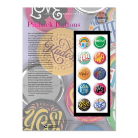 Pinback Buttons American Commemorative Panel®